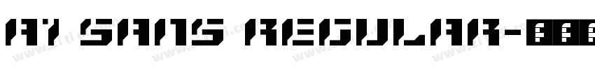 A1 Sans Regular字体转换
